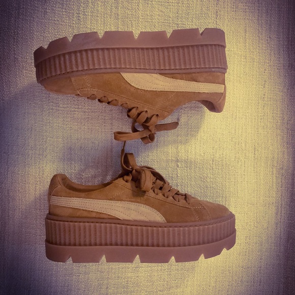 Puma Shoes - PUMA Fenty by Rihanna Suede Cleated Creeper